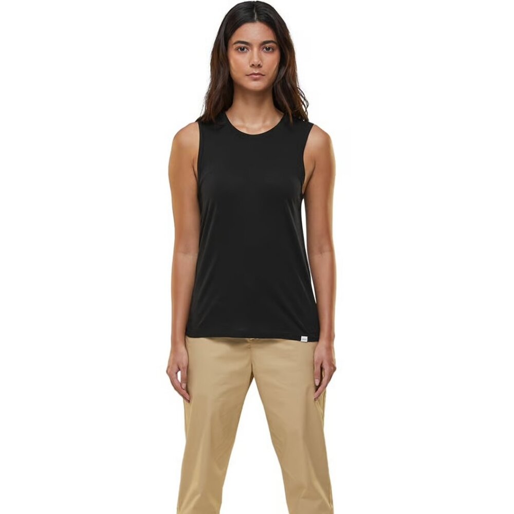 Women's Barranco Sleeveless Top in Black by Vallier, size L